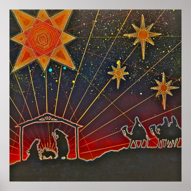 kosmische Weihnachten Poster (Vorne)