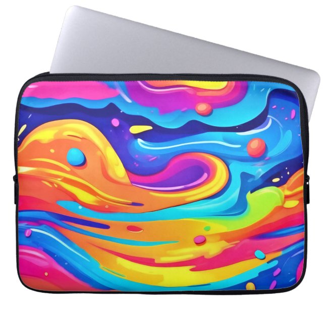 kosmische Wirbel Laptopschutzhülle (Vorderseite)