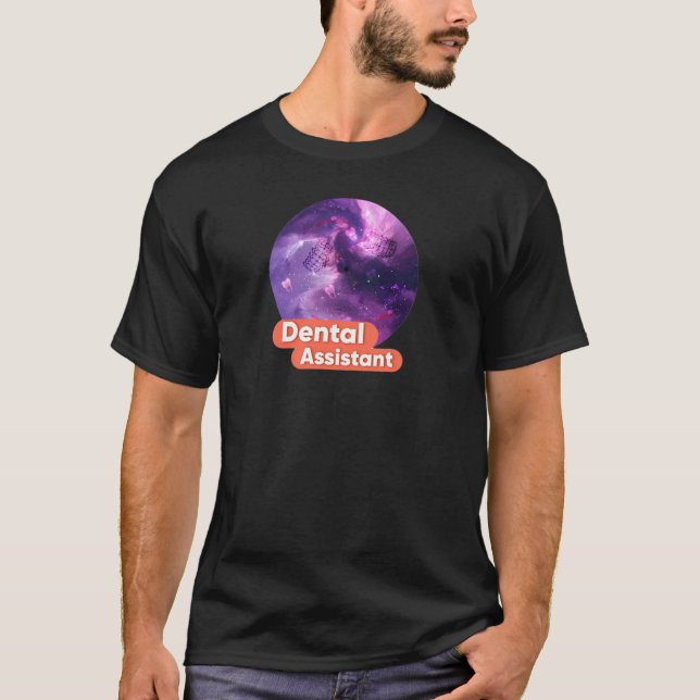 Kosmische Zahnärztin T-Shirt (Vorderseite)