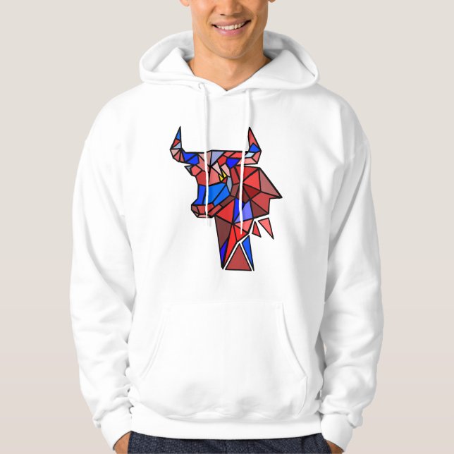 Kosmische Zodiak-Geometrie Hoodie (Vorderseite)