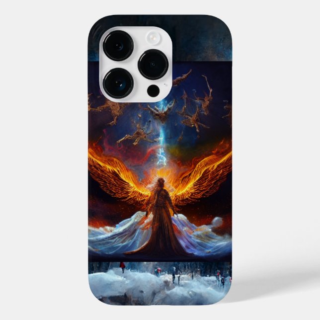 Kosmischer Angel_Digital Art iPhone-Fall Case-Mate iPhone Hülle (Rückseite)