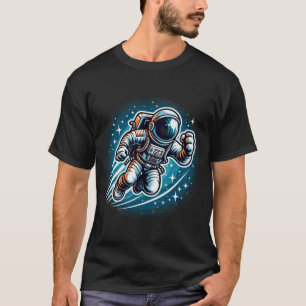 Kosmischer Astronautenabenteuer-T - Shirt