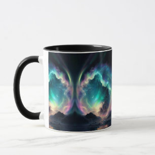Kosmischer Aurora Borealis Portal Galaxy Fantasy K Tasse