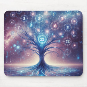 Kosmischer Baum des Lebens Mousepad