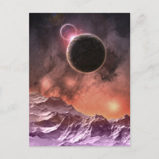 kosmischer Bereich Postkarte