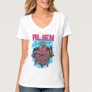 Kosmischer Besucher : Die Alien Design T-Shirt