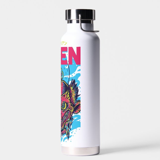 Kosmischer Besucher : Die Alien Design Trinkflasche (Links)