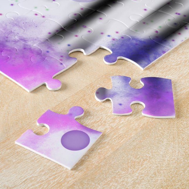 Kosmischer Blasenfluss Puzzle (Seite)