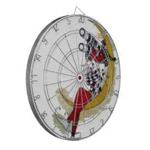 Kosmischer Blick: Elf auf dem Mond Dartscheibe