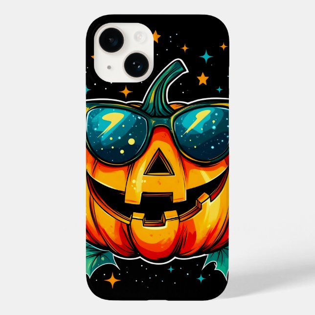 Kosmischer Cooler Jack-O-Space Case-Mate iPhone Hülle (Rückseite)
