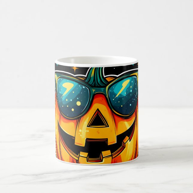 Kosmischer Cooler Jack-O-Space Kaffeetasse (Mittel)