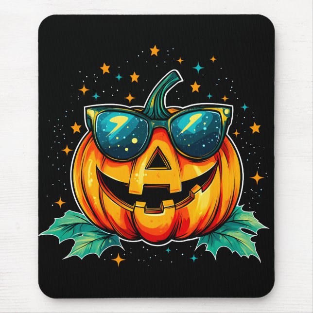 Kosmischer Cooler Jack-O-Space Mousepad (Vorne)