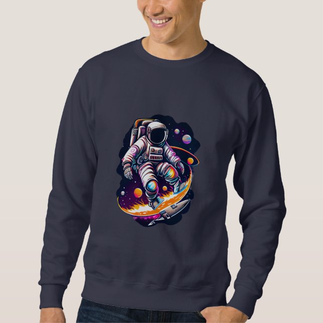 Kosmischer Explorer Sweatshirt (Vorderseite)