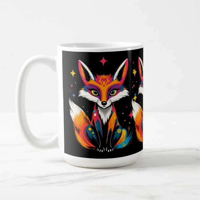 Kosmischer Fox Kaffeetasse (Links)