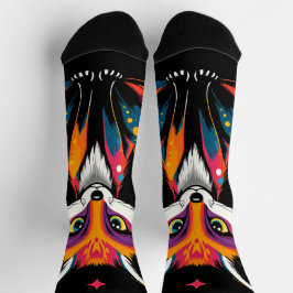 Kosmischer Fox Socken