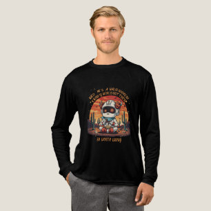 Kosmischer Frieden in einer wilden Welt Tri-Blend Shirt