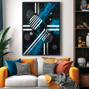 Kosmischer Fußabdruck Poster