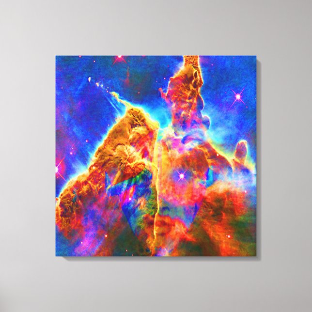 Kosmischer Geist Leinwanddruck (Vorderseite)