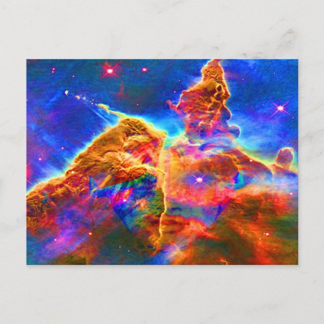 Kosmischer Geist Postkarte (Vorderseite)