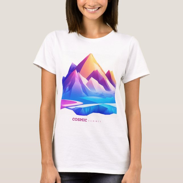 Kosmischer Gipfel T-Shirt (Vorderseite)