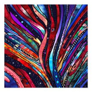 Kosmischer Groove Fotodruck