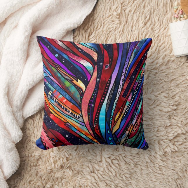 Kosmischer Groove Kissen (Decke)