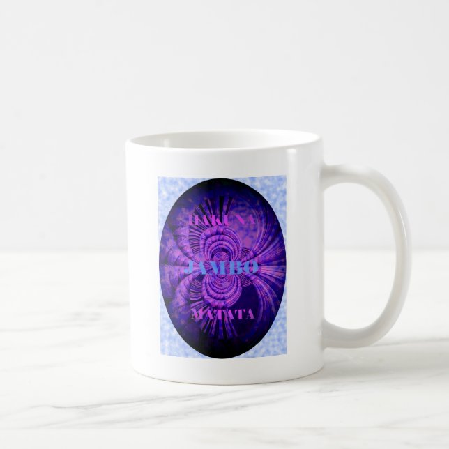 Kosmischer Hakuna-Kunstprint Kaffeetasse (Rechts)