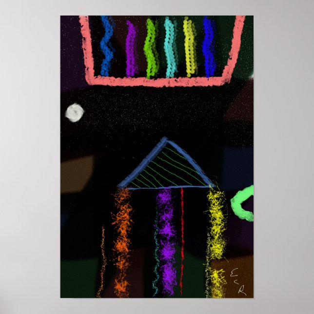 Kosmischer Haushalt Poster (Vorne)