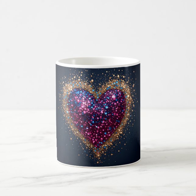 Kosmischer Heiliger Herz Kaffeetasse (Mittel)