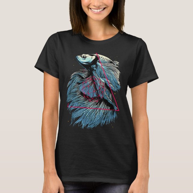 Kosmischer Kampffisch T-Shirt (Vorderseite)
