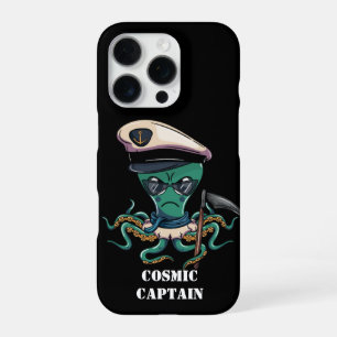 Kosmischer Kapitän iPhone 16 Pro Hülle