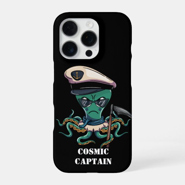 Kosmischer Kapitän  iPhone Hülle (Rückseite)