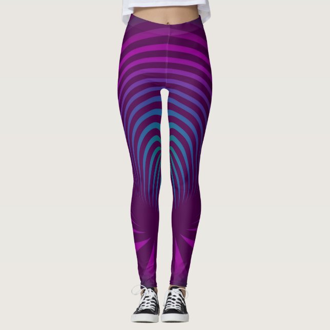 Kosmischer Komet Leggings (Vorderseite)