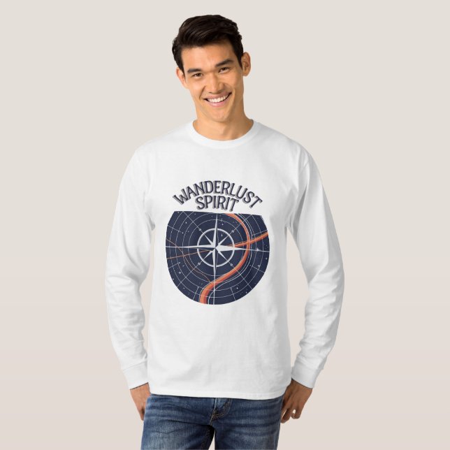 Kosmischer Kompass T-Shirt (Vorne ganz)