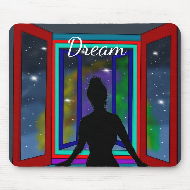 Kosmischer Kunsttraum Mousepad (Vorne)