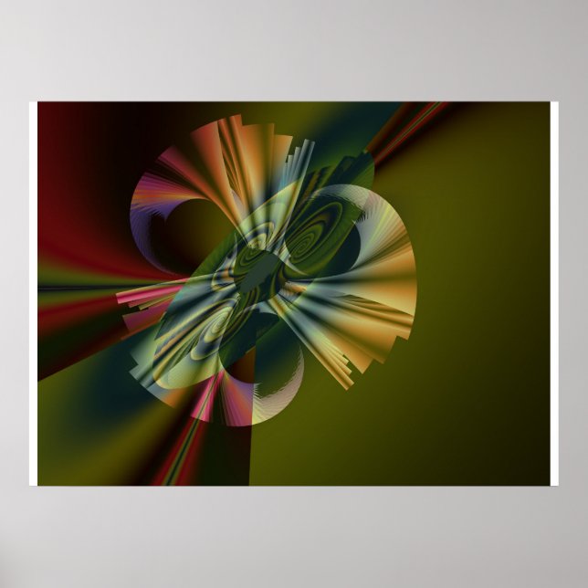 Kosmischer Mandela 2 Poster (Vorne)