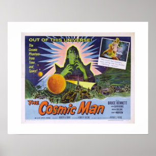 Kosmischer Mann Poster
