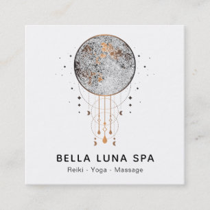 *~* kosmischer Mondshaman-Monduniversum Quadratische Visitenkarte