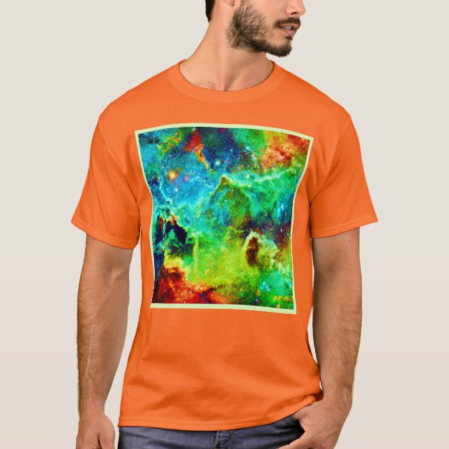 Kosmischer Nebel T-Shirt (Vorderseite)