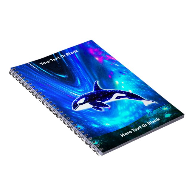 Kosmischer Orca Notizblock (Rechte Seite)