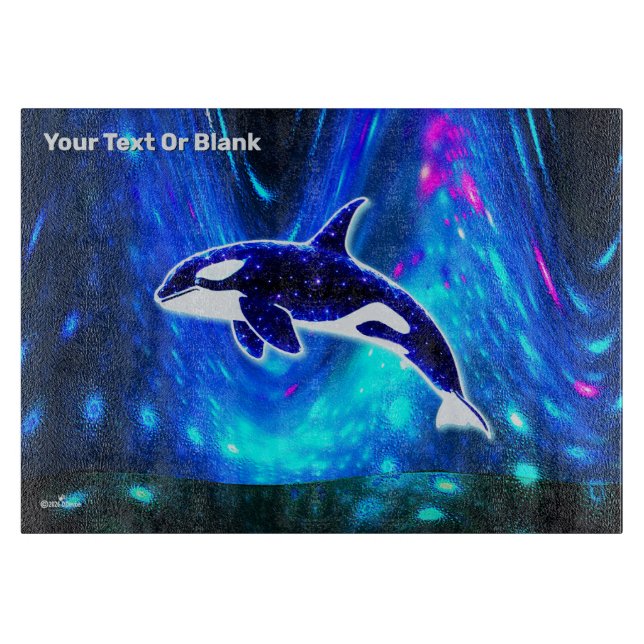 Kosmischer Orca Schneidebrett (Vorderseite)