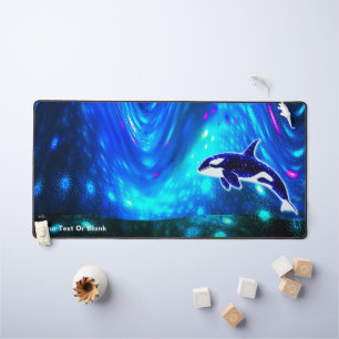 Kosmischer Orca Schreibtischunterlage
