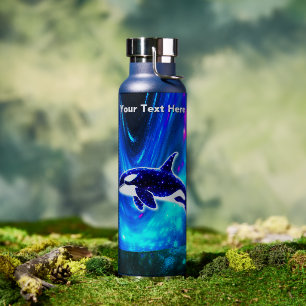 Kosmischer Orca Trinkflasche