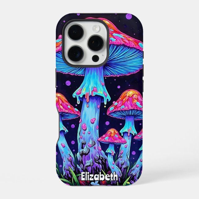 Kosmischer Pilzcluster iPhone Hülle (Rückseite)