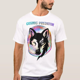 Kosmischer Raubtier-Nebelwolf T-Shirt