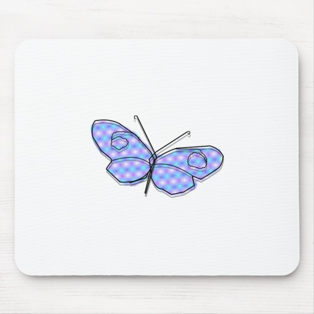 Kosmischer Schmetterling Mousepad (Vorne)