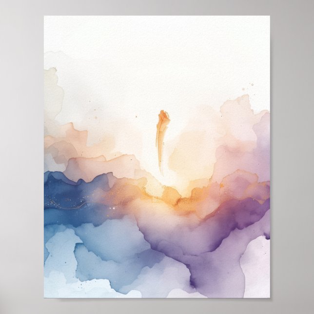 Kosmischer Schöpfungsausbruch Poster (Vorne)