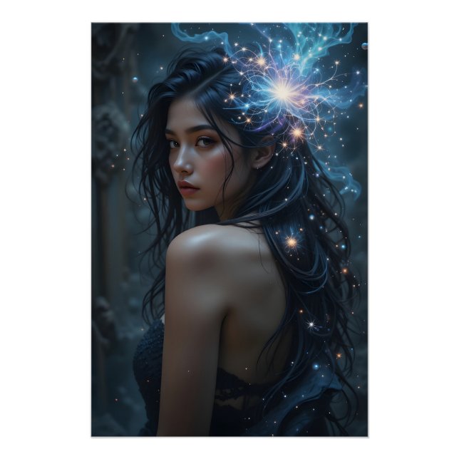 Kosmischer Schulterguss Poster (Vorderseite)