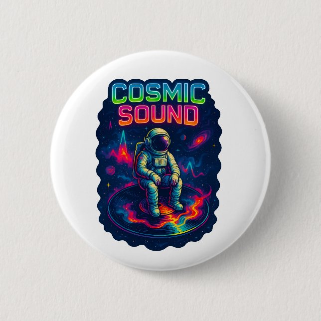 Kosmischer Sound Button (Vorderseite)