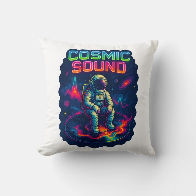 Kosmischer Sound Kissen (Vorderseite)